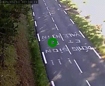 <h2>Caméra routière France - N102, au niveau du col de Montmirat à Saint-Etienne-du-Valdonnez à 1039 mètres d'altitude</h2>