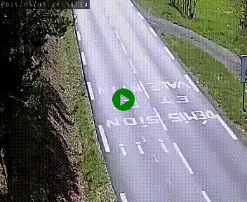 Caméra routière France - N102, au niveau du col de Montmirat à Saint-Etienne-du-Valdonnez à 1039 mètres d'altitude