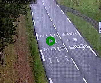 Caméra routière France - N102, au niveau du col de Montmirat à Saint-Etienne-du-Valdonnez à 1039 mètres d'altitude