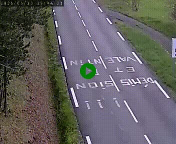 Caméra routière France - N102, au niveau du col de Montmirat à Saint-Etienne-du-Valdonnez à 1039 mètres d'altitude