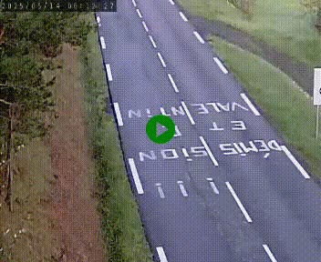 Caméra routière France - N102, au niveau du col de Montmirat à Saint-Etienne-du-Valdonnez à 1039 mètres d'altitude