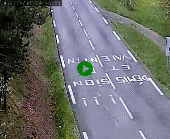 Caméra routière France - N102, au niveau du col de Montmirat à Saint-Etienne-du-Valdonnez à 1039 mètres d'altitude