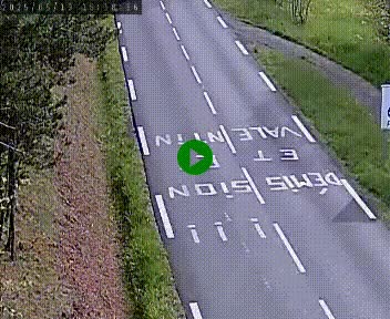 Caméra routière France - N102, au niveau du col de Montmirat à Saint-Etienne-du-Valdonnez à 1039 mètres d'altitude