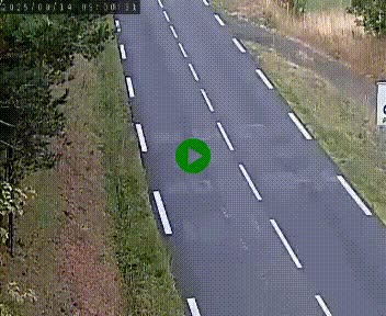 Caméra routière France - N102, au niveau du col de Montmirat à Saint-Etienne-du-Valdonnez à 1039 mètres d'altitude