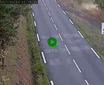 Caméra routière France - N102, au niveau du col de Montmirat à Saint-Etienne-du-Valdonnez à 1039 mètres d'altitude