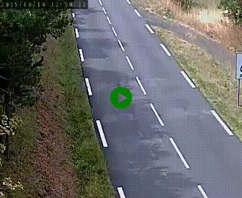 Caméra routière France - N102, au niveau du col de Montmirat à Saint-Etienne-du-Valdonnez à 1039 mètres d'altitude