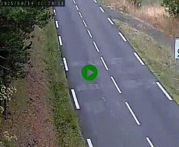 Caméra routière France - N102, au niveau du col de Montmirat à Saint-Etienne-du-Valdonnez à 1039 mètres d'altitude