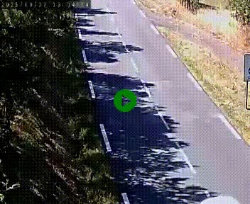 Caméra routière France - N102, au niveau du col de Montmirat à Saint-Etienne-du-Valdonnez à 1039 mètres d'altitude
