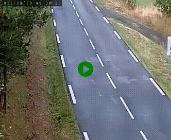 Caméra routière France - N102, au niveau du col de Montmirat à Saint-Etienne-du-Valdonnez à 1039 mètres d'altitude