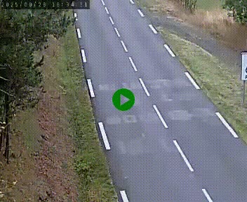 Caméra routière France - N102, au niveau du col de Montmirat à Saint-Etienne-du-Valdonnez à 1039 mètres d'altitude