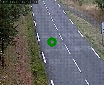 Caméra routière France - N102, au niveau du col de Montmirat à Saint-Etienne-du-Valdonnez à 1039 mètres d'altitude
