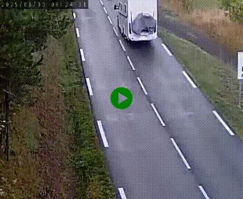 Caméra routière France - N102, au niveau du col de Montmirat à Saint-Etienne-du-Valdonnez à 1039 mètres d'altitude