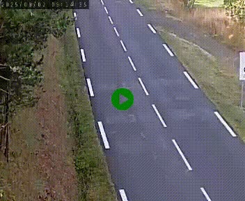 Caméra routière France - N102, au niveau du col de Montmirat à Saint-Etienne-du-Valdonnez à 1039 mètres d'altitude
