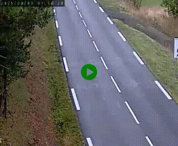 Caméra routière France - N102, au niveau du col de Montmirat à Saint-Etienne-du-Valdonnez à 1039 mètres d'altitude