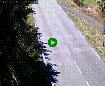 Caméra routière France - N102, au niveau du col de Montmirat à Saint-Etienne-du-Valdonnez à 1039 mètres d'altitude