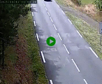 Caméra routière France - N102, au niveau du col de Montmirat à Saint-Etienne-du-Valdonnez à 1039 mètres d'altitude