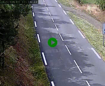 Caméra routière France - N102, au niveau du col de Montmirat à Saint-Etienne-du-Valdonnez à 1039 mètres d'altitude