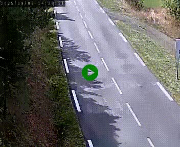 Caméra routière France - N102, au niveau du col de Montmirat à Saint-Etienne-du-Valdonnez à 1039 mètres d'altitude