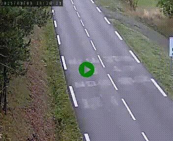 Caméra routière France - N102, au niveau du col de Montmirat à Saint-Etienne-du-Valdonnez à 1039 mètres d'altitude