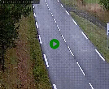 Caméra routière France - N102, au niveau du col de Montmirat à Saint-Etienne-du-Valdonnez à 1039 mètres d'altitude