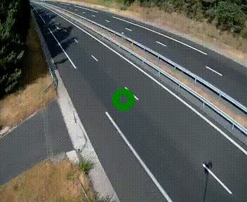 <h2>Caméra autoroute A75 à hauteur du col des Issartets en direction de Montpellier</h2>