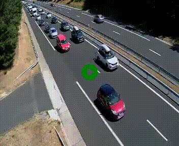 <h2>Caméra autoroute A75 à hauteur du col des Issartets en direction de Montpellier</h2>