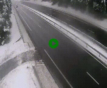 Caméra autoroute A75 à hauteur du col des Issartets en direction de Montpellier