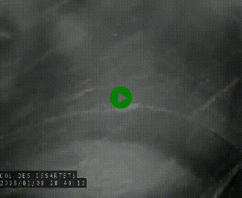 Caméra autoroute A75 à hauteur du col des Issartets en direction de Montpellier