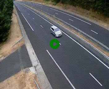 <h2>Caméra autoroute A75 à hauteur du col des Issartets en direction de Montpellier</h2>
