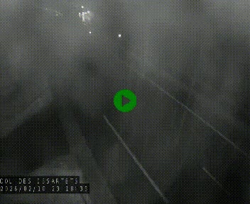 <h2>Caméra autoroute A75 à hauteur du col des Issartets en direction de Montpellier</h2>