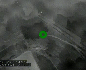 Caméra autoroute A75 à hauteur du col des Issartets en direction de Montpellier