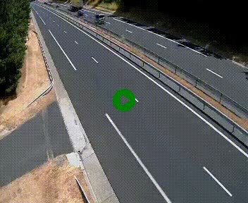 Caméra autoroute A75 à hauteur du col des Issartets en direction de Montpellier