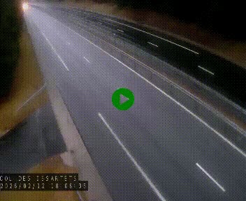 <h2>Caméra autoroute A75 à hauteur du col des Issartets en direction de Montpellier</h2>