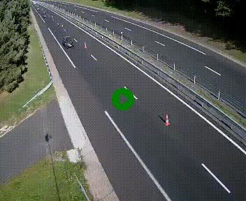 <h2>Caméra autoroute A75 à hauteur du col des Issartets en direction de Montpellier</h2>