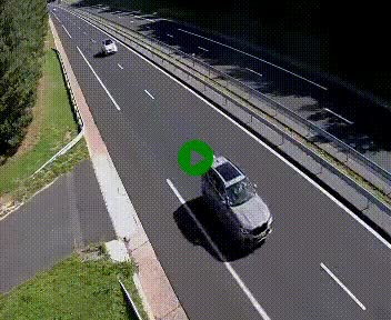<h2>Caméra autoroute A75 à hauteur du col des Issartets en direction de Montpellier</h2>