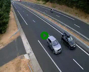 <h2>Caméra autoroute A75 à hauteur du col des Issartets en direction de Montpellier</h2>
