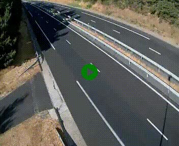 <h2>Caméra autoroute A75 à hauteur du col des Issartets en direction de Montpellier</h2>