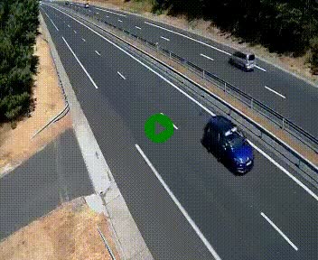<h2>Caméra autoroute A75 à hauteur du col des Issartets en direction de Montpellier</h2>