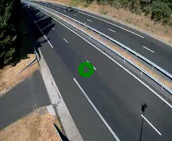 <h2>Caméra autoroute A75 à hauteur du col des Issartets en direction de Montpellier</h2>