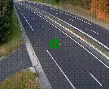 Caméra autoroute A75 à hauteur du col des Issartets en direction de Montpellier