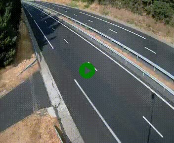 <h2>Caméra autoroute A75 à hauteur du col des Issartets en direction de Montpellier</h2>