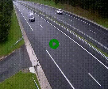 Caméra autoroute A75 à hauteur du col des Issartets en direction de Montpellier