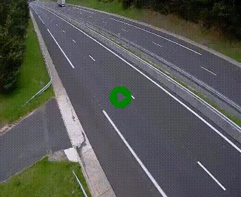 Caméra autoroute A75 à hauteur du col des Issartets en direction de Montpellier
