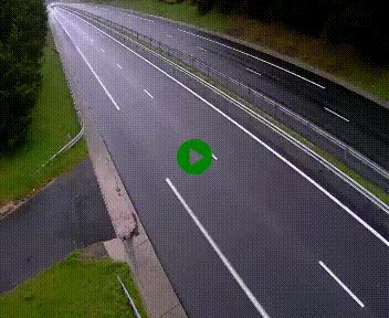 Caméra autoroute A75 à hauteur du col des Issartets en direction de Montpellier