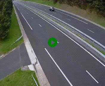Caméra autoroute A75 à hauteur du col des Issartets en direction de Montpellier