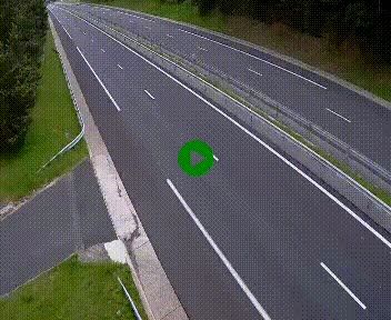 Caméra autoroute A75 à hauteur du col des Issartets en direction de Montpellier
