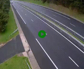 Caméra autoroute A75 à hauteur du col des Issartets en direction de Montpellier