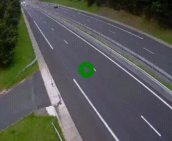 Caméra autoroute A75 à hauteur du col des Issartets en direction de Montpellier
