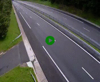 Caméra autoroute A75 à hauteur du col des Issartets en direction de Montpellier