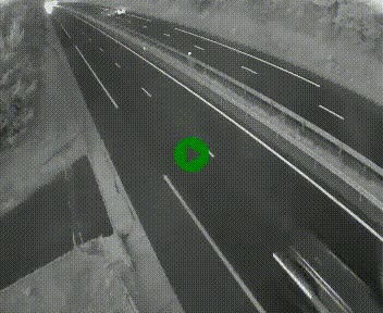 Caméra autoroute A75 à hauteur du col des Issartets en direction de Montpellier